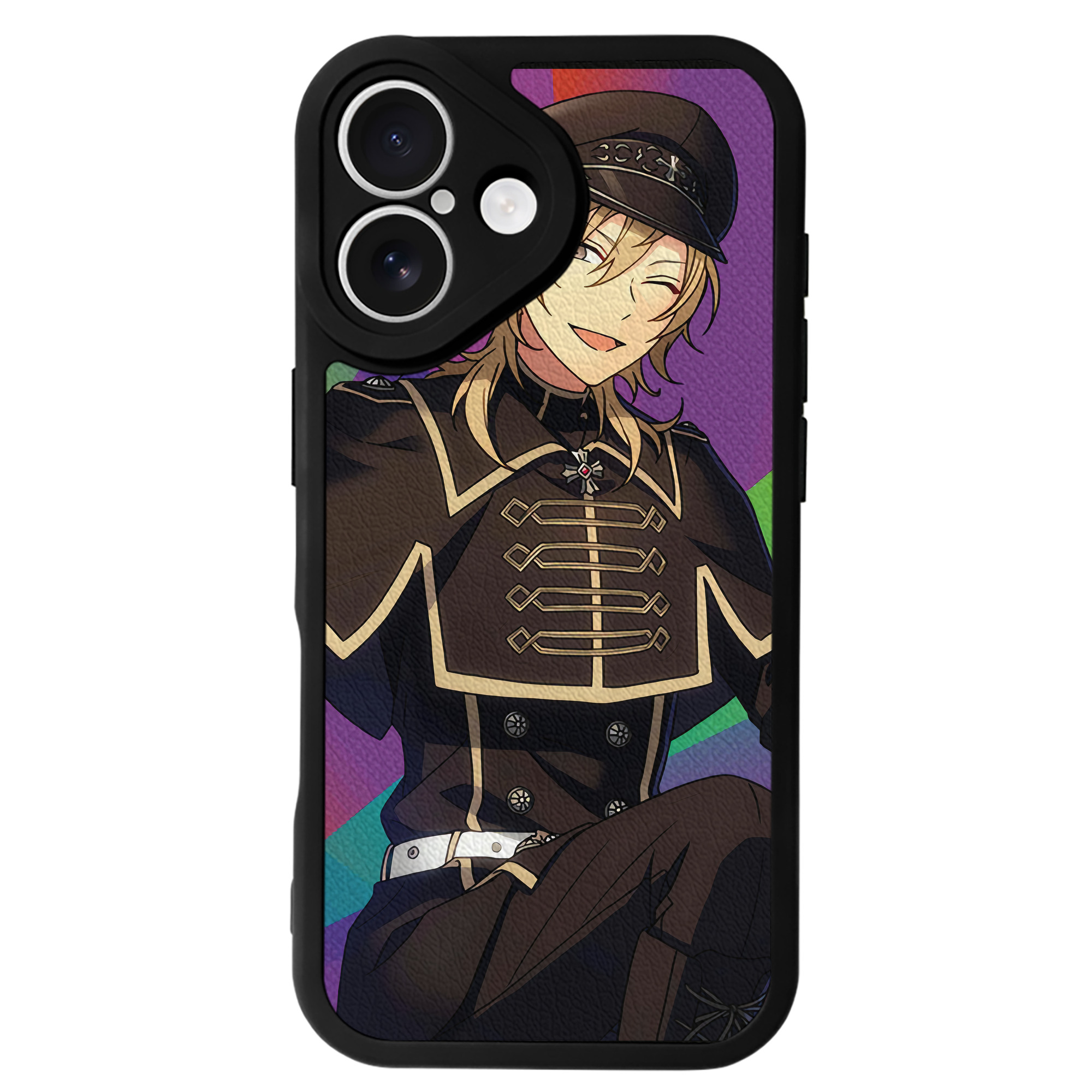 （画像用） あんさんぶるスターズ! Ensemble Stars 【iPhone 16シリーズ対応】シリコンスマホケース（レザー調） 材質：シリコン
